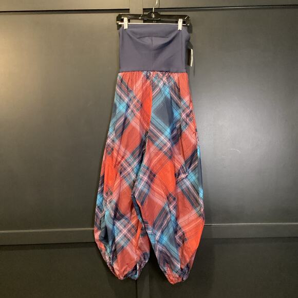 Anthropologie Maeve Gathered Balloon Jumpsuit strapless artsy glam avante garde - Picture 3 of 9